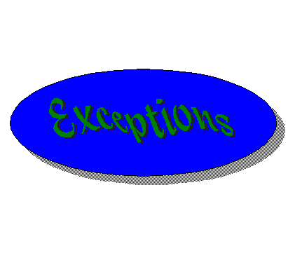 Exceptions